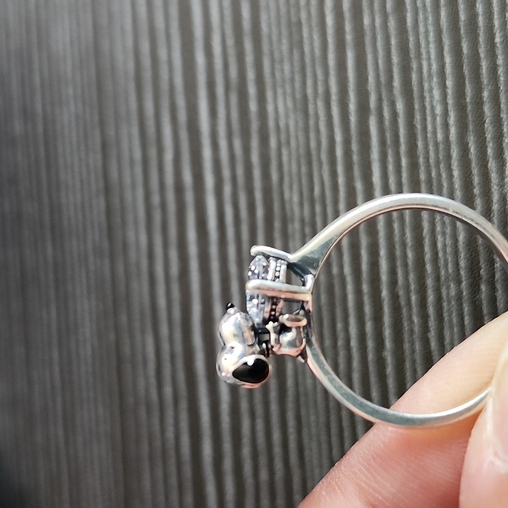 Peanuts Snoopy Inspired Women's CZ Ring - Picture 4 of 5